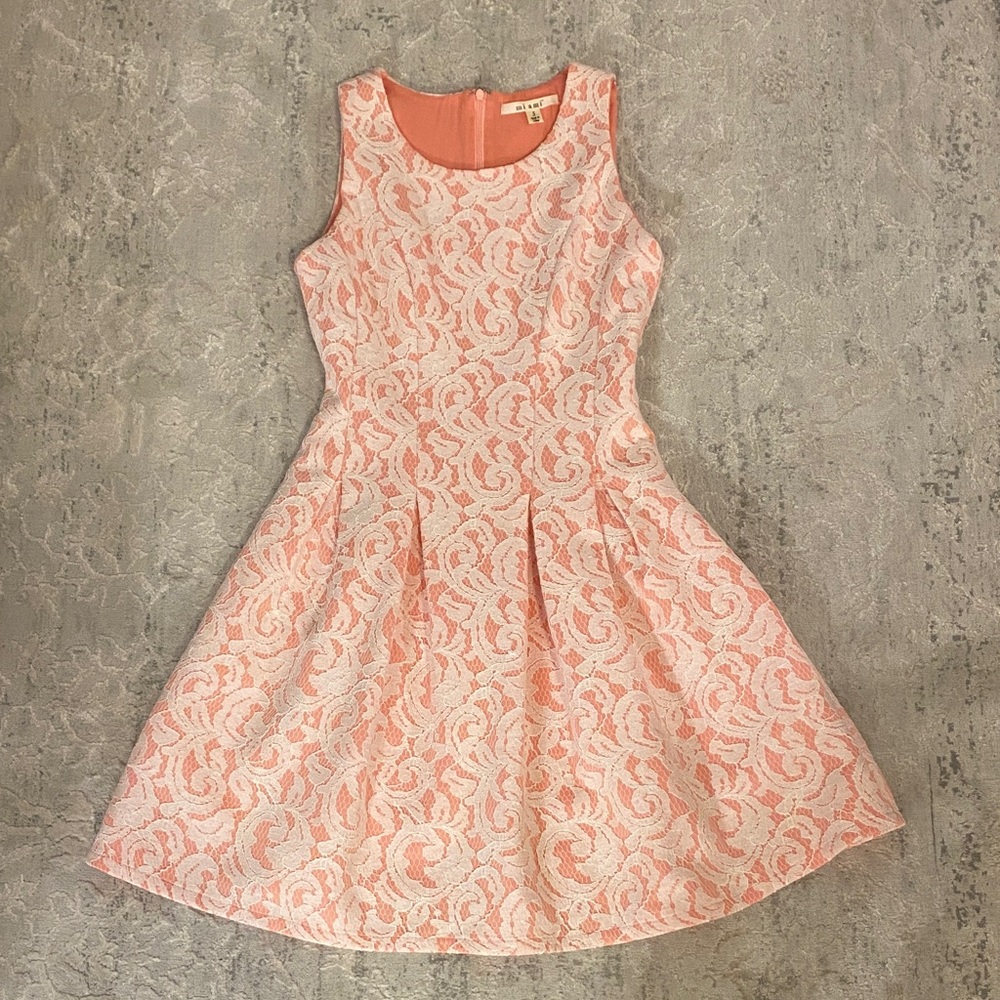 Miami Pink and White Floral Mini Dress